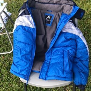 Kids Blue Puffer Coat
